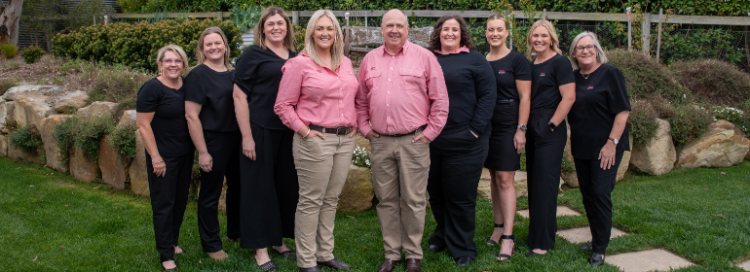 Elders insurance team members at Elders Insurance Goulburn office